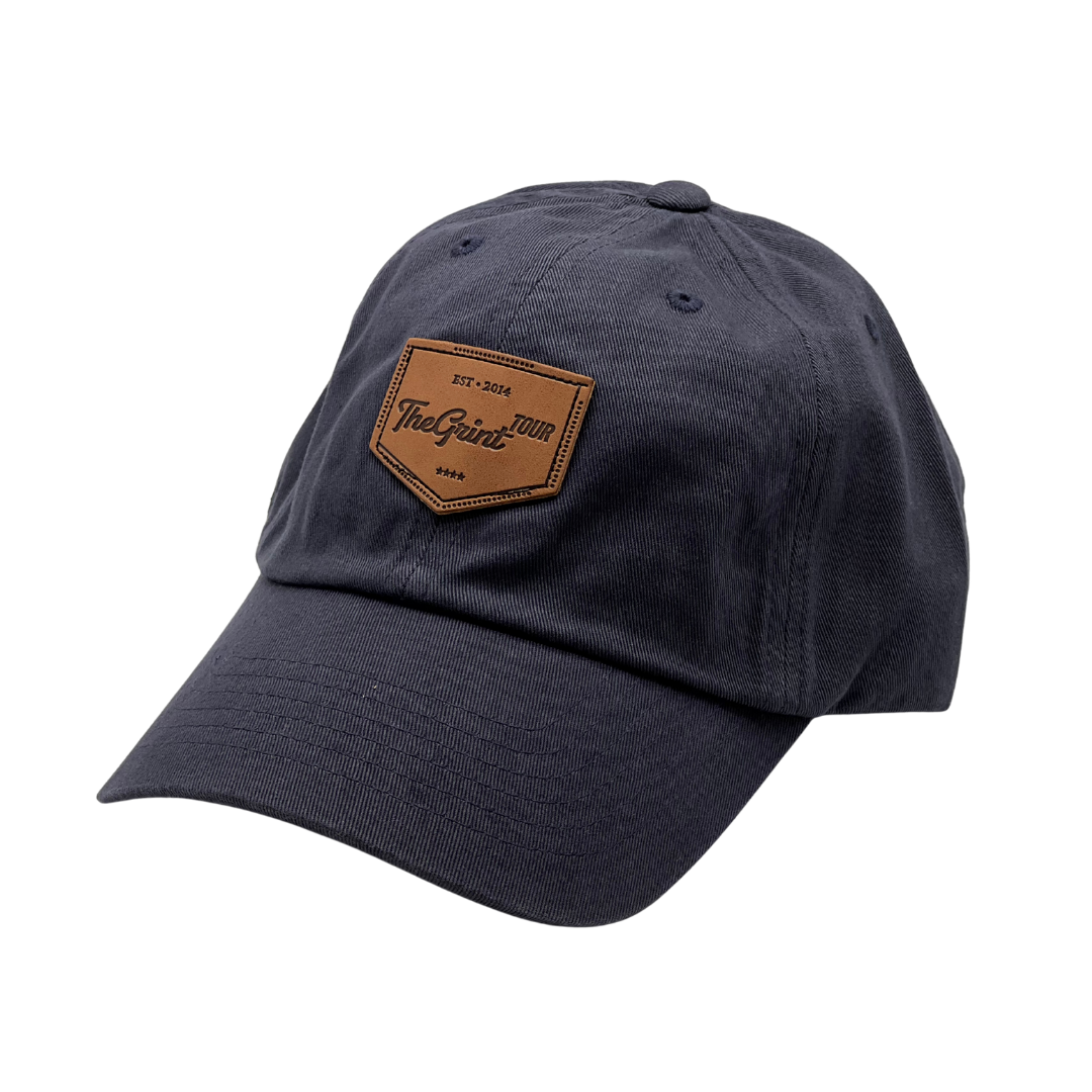 TheGrint Tour Leather Patch Dad Hat