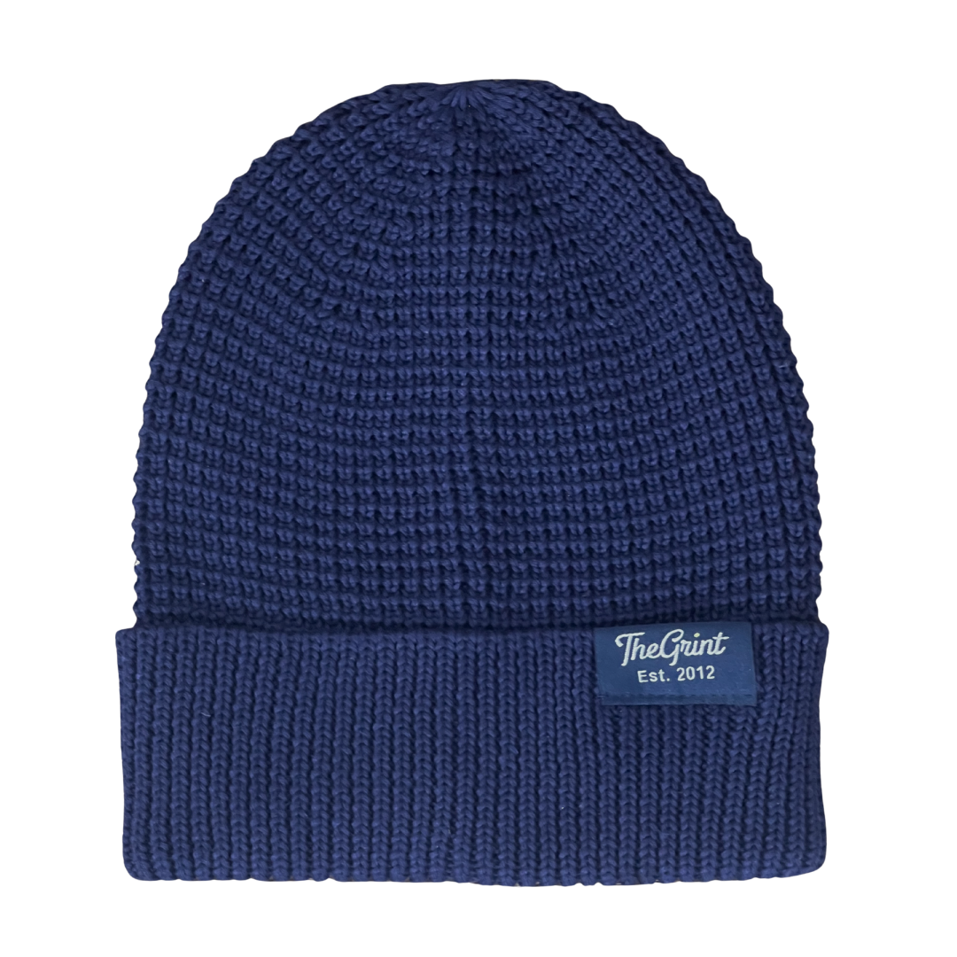 Navy TheGrint Players knit beanie