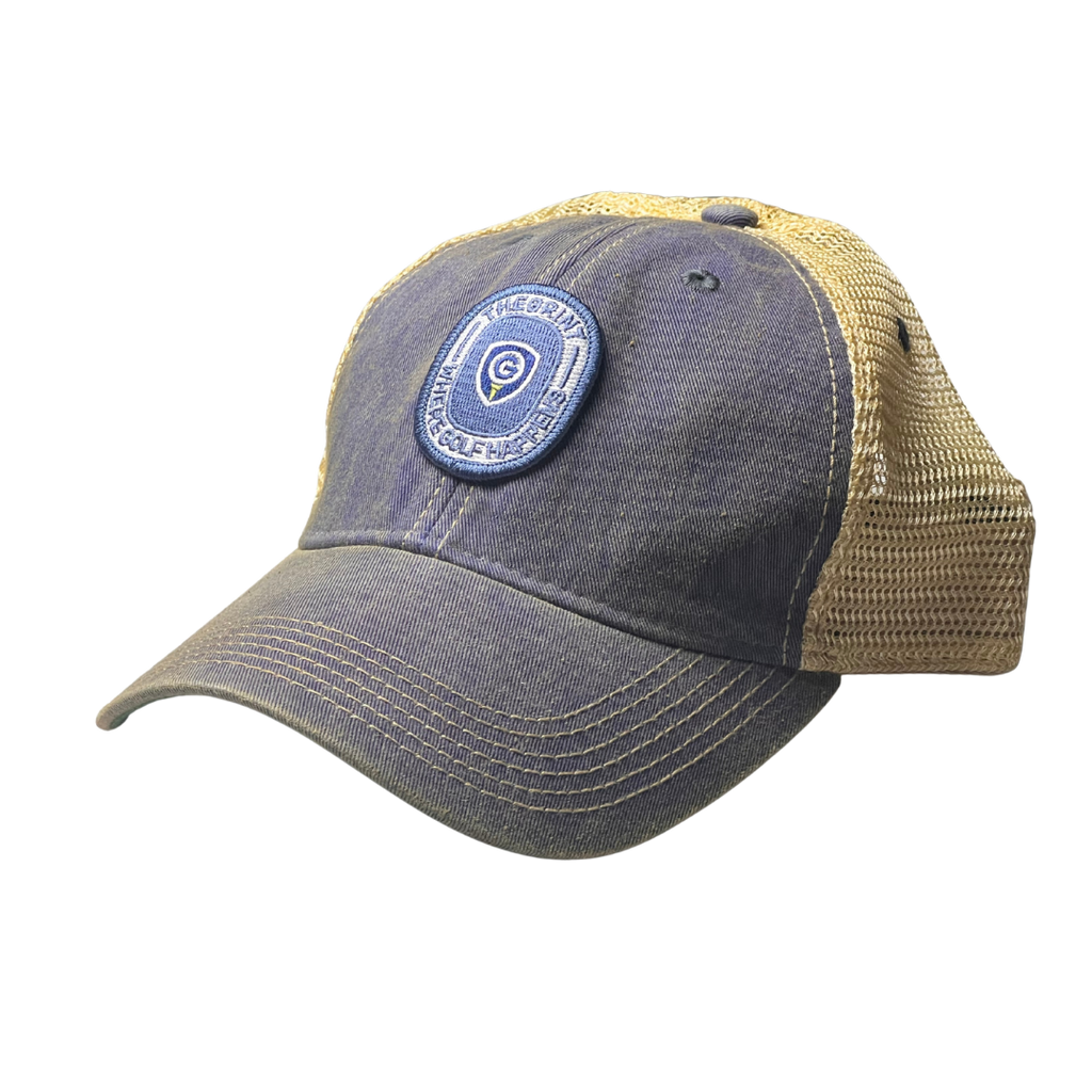 TheGrint Old Faithful trucker hat with round Golferhood patch