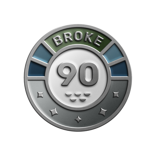 BROKE 90 Engraved Ball Marker